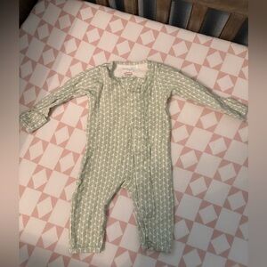 Magnetic Me Sage Leaf Print Kids Footie